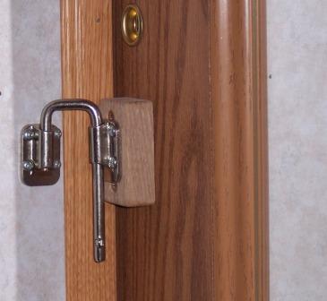 improving an rv bathroom door