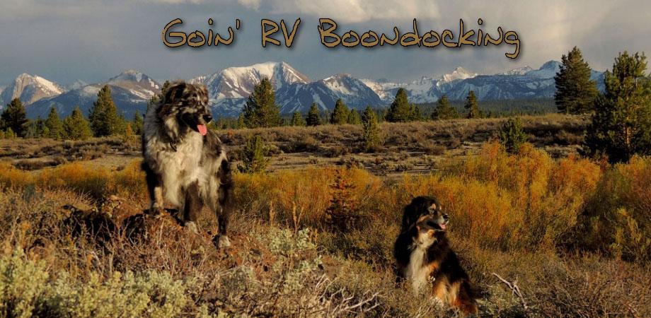 goin' RV Boondocking