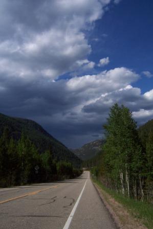 Storm over the canyon