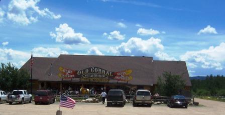 Old Corral in Centennial, Wyoming