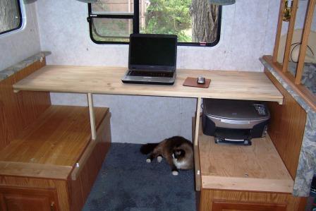 RV Desk Top Remodel