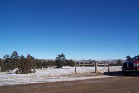 Looking south across the ranch from the north gate