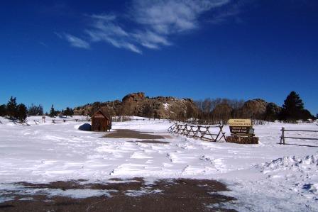 Vedawoo Recreation area gate