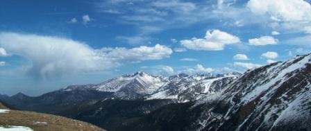 Mountain Peaks in Rocky Mountain National Park