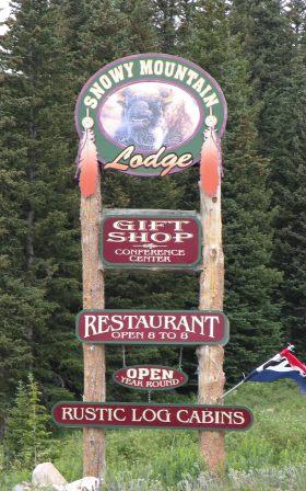 Snowy Mountain Lodge on the Medicine Bow