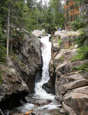 Chasm Falls on Fall River Road