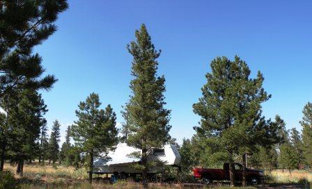 Canyon Rim Campground in Flaming Gorge