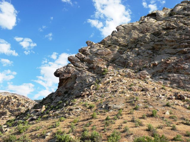 Rocky landscape in Dinosaur National Monument