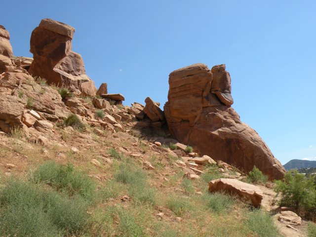 Pictograph Rocks in Dinosaur National Monument