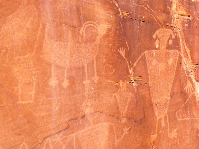 Pictographs at Dinosaur National Monument