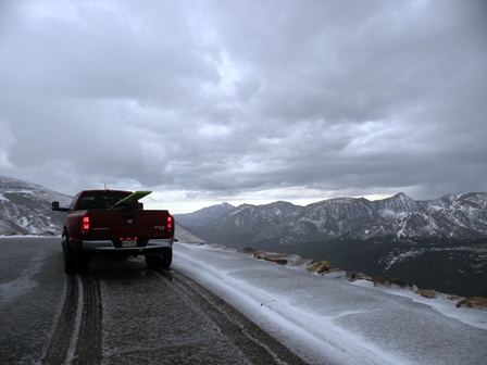 Snow in September in Rocky