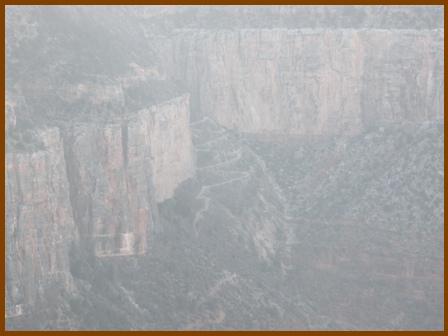 Fuzzy pic at the Grand Canyon