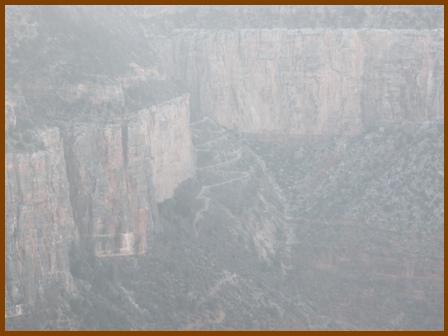 Fuzzy pic at the Grand Canyon