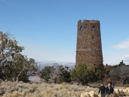 Desert View Watch Tower at Grand Canyon