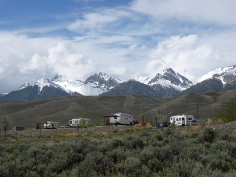 Joe T. Fallini Campground, Mackay Rervoir, Mackay, Idaho