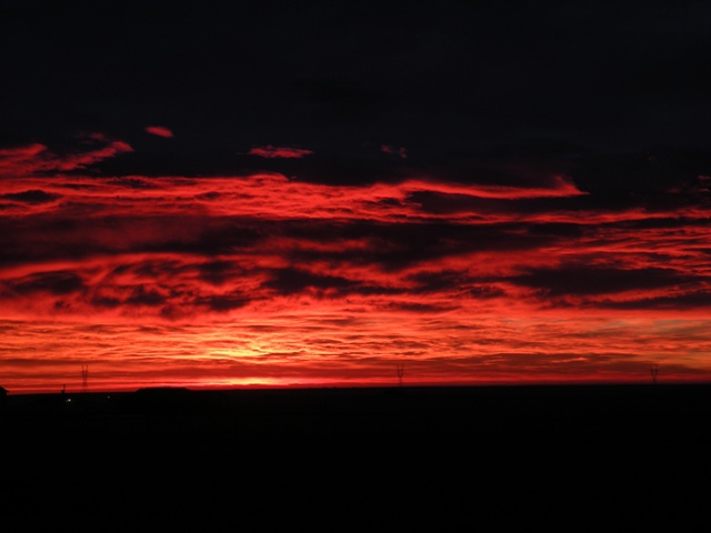 Sunrise along the Front Range