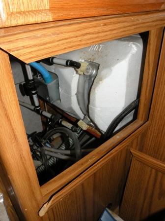 RV Pump and Water heater compartment access