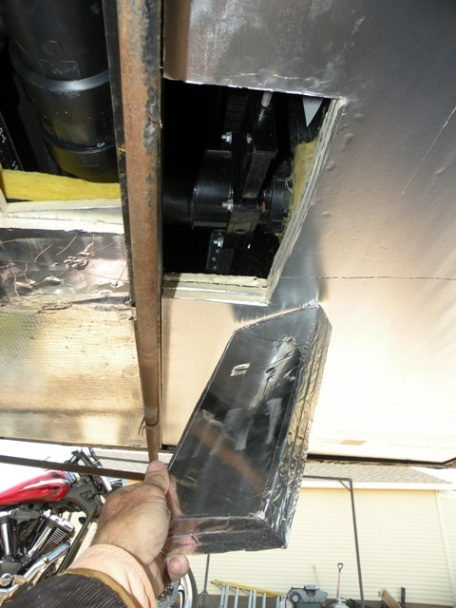 RV Belly access port