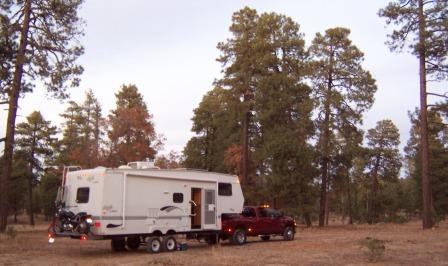 Camp at Heber Arizona