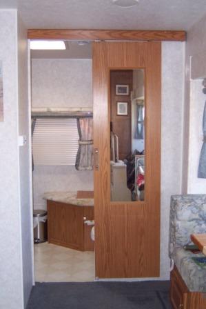 Improving An Rv Bathroom Door