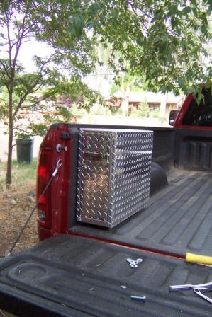 five drawer truck tool box