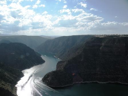 Flaming Gorge in the late afternoon