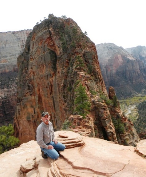 Me... almost to Angels Landing in Zion