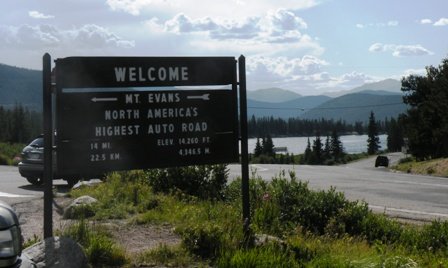 Mt Evans road americas highest auto road