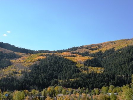 Avon Colorado Wal Mart Parking lot view