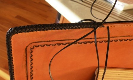 Splicing Leather Braidwork