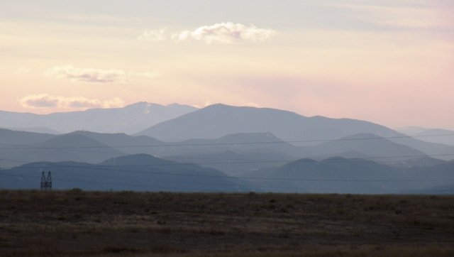 afternoon view of the Colorado Front Range