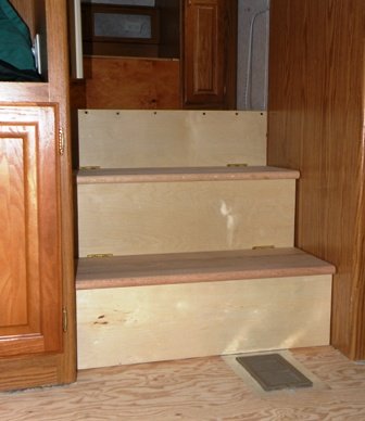 RV Storage Stairs