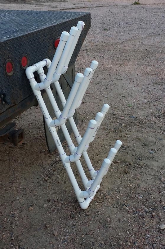 PVC Riding Boot Rack