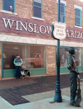 Standing on a corner in winslow arizona